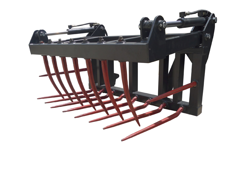 Pinza idraulica per insilato agricola — Trattore agricolo anteriore