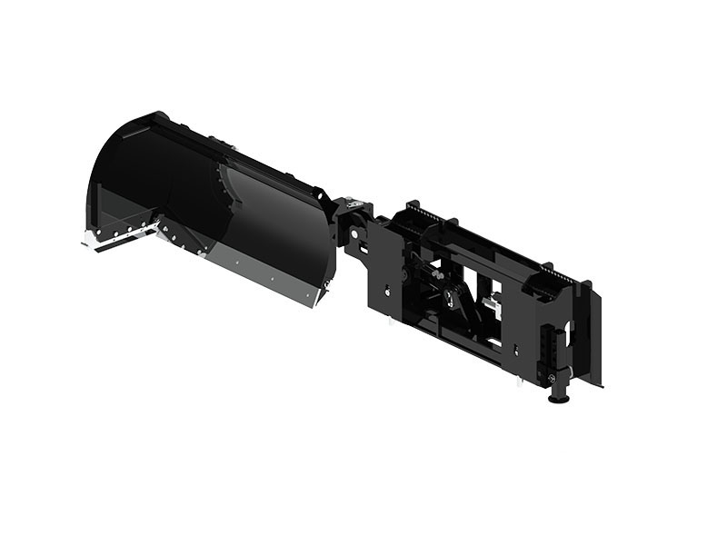 Aumenta la tua efficienza invernale con la lama da neve a spinta laterale per minipale