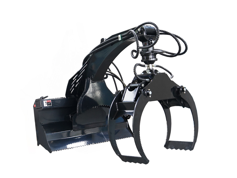 Pinza per tronchi montata su trattore: potenza, precisione e versatilità per lavori forestali e agricoli