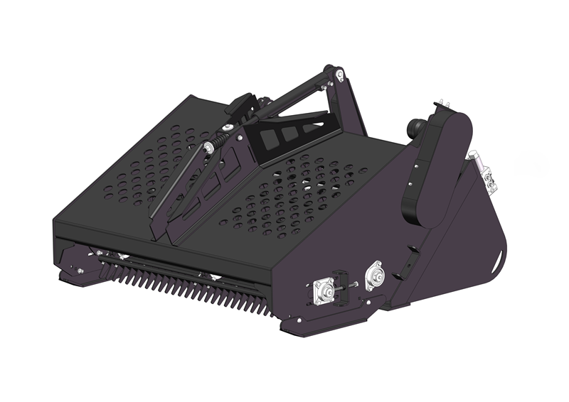 Rivoluziona il tuo paesaggio con il rastrello idraulico Skid Steer