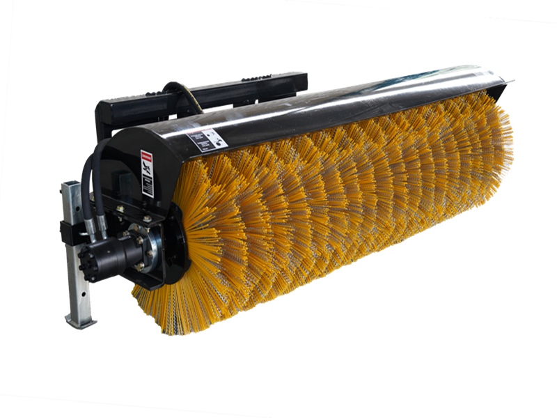 Spazzola rotante con angolo di sterzata ampio da 72 pollici