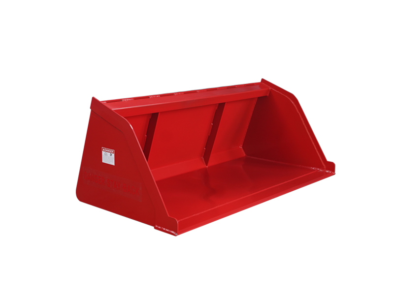 Aggiorna il tuo mini skid steer con una benna per neve/pacciame