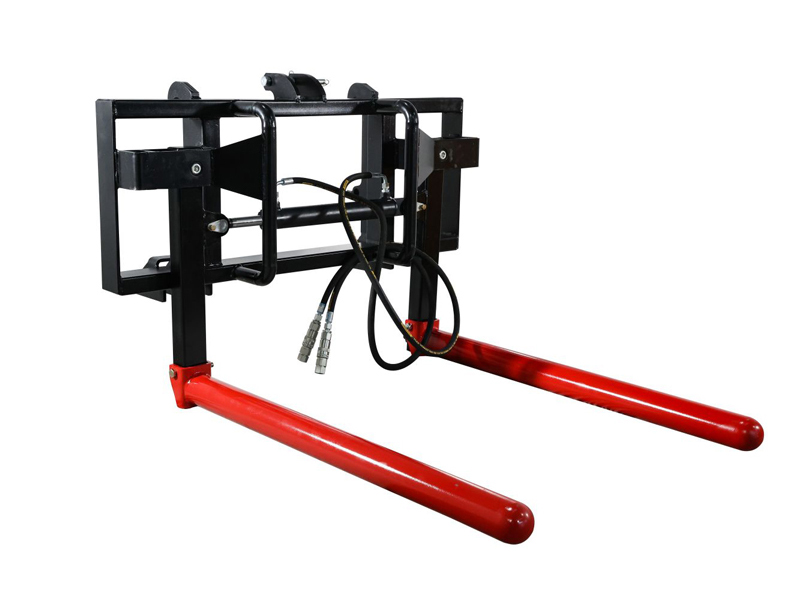 Sollevatore idraulico per balle rotonde o quadrate singole